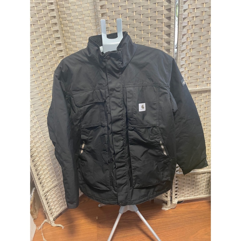 Carhartt Yukon Extremes Full Swing Insulated Coat Black 500D Cordura Nylon